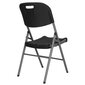 Salokāms krēsls Springos GF0053 melns cena un informācija | Dārza krēsli | 220.lv