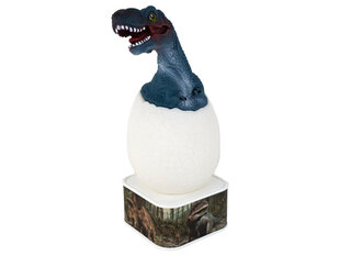 Olas formas LED lampa ar Dinozauru T-Rex, zila cena un informācija | Lampas bērnu istabai | 220.lv