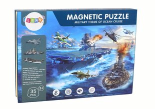 Magnētisko puzļu komplekts Jūras kara flote cena un informācija | Attīstošās rotaļlietas | 220.lv