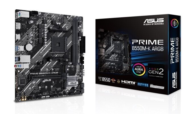 Asus Prime B550M-K ARGB цена и информация | Mātesplates | 220.lv