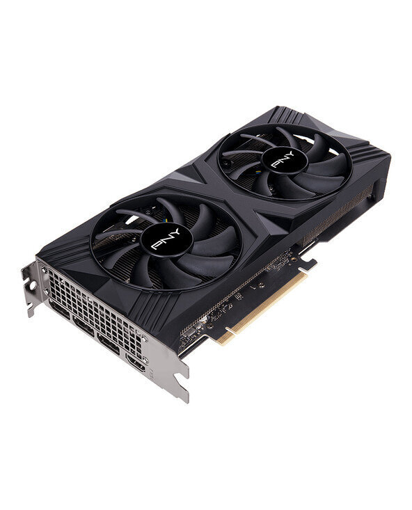 PNY GeForce RTX 4070 12GB Verto Dual Fan DLSS 3 (VCG407012DFXPB1) цена и информация | Videokartes (GPU) | 220.lv