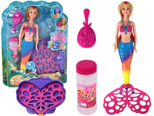 Кукла-русалка с набором мыльных пузырей цена и информация | Игрушки для девочек | 220.lv