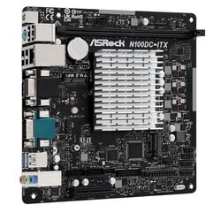 ASRock N100DC-ITX cena un informācija | Mātesplates | 220.lv