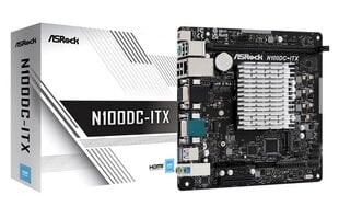 ASRock N100DC-ITX cena un informācija | Mātesplates | 220.lv