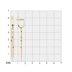 Золотые серьги, 2.15 г,  585° цена и информация | Серьги | 220.lv