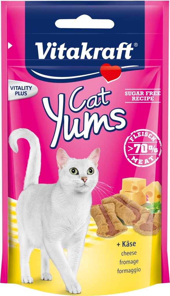 Vitakraft Cat Yums Ser kaķiem ar sieru, 40g цена и информация | Gardumi kaķiem | 220.lv