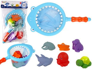 Набор резиновых сачков и игрушек для ванны цена и информация | Игрушки для малышей | 220.lv