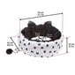 Gulta kaķiem Ferplast Muffin, melna/balta цена и информация | Suņu gultas, spilveni, būdas | 220.lv