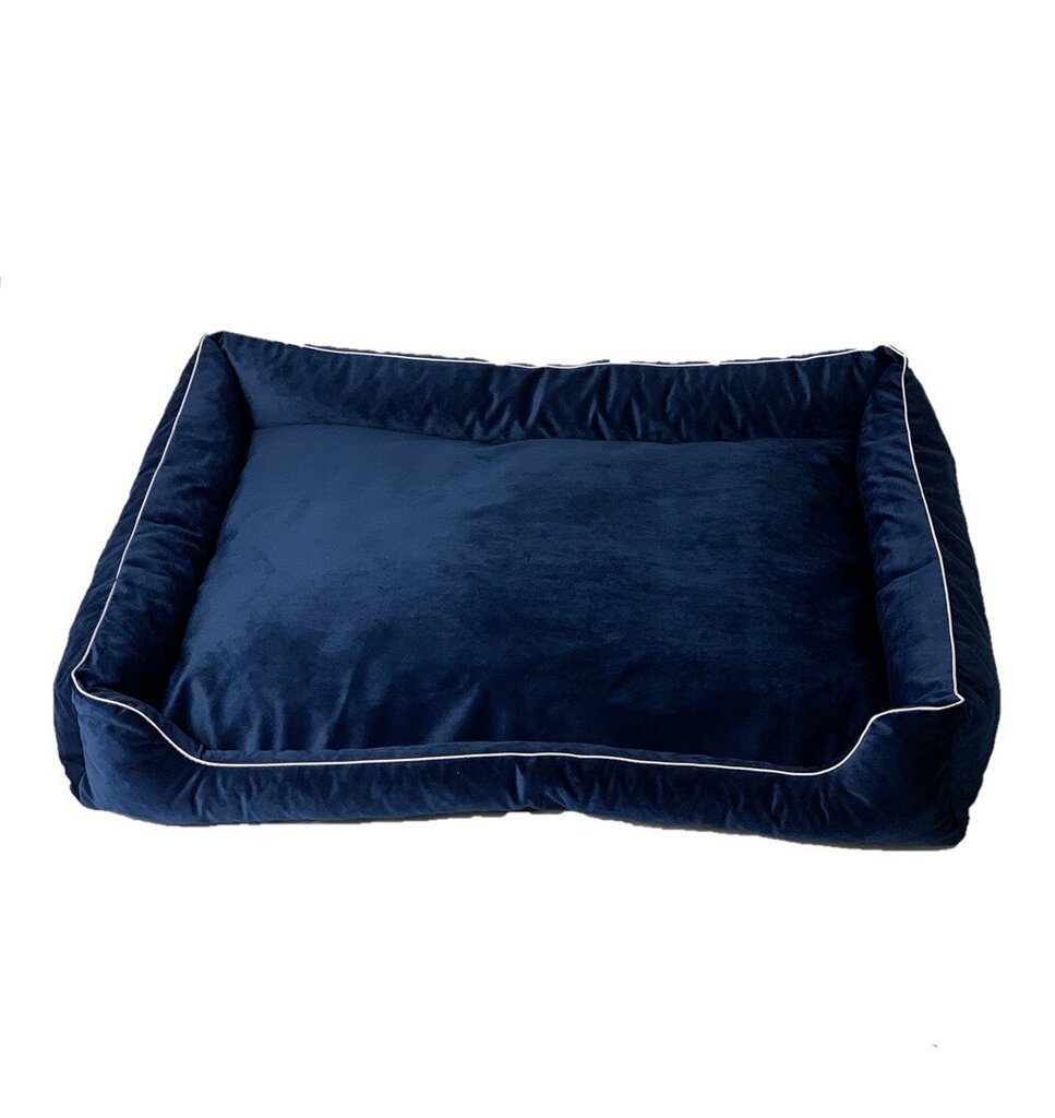 Gulta mājdzīvniekiem Go Gift Lux, 95x70x9 cm, zila cena un informācija | Suņu gultas, spilveni, būdas | 220.lv