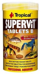 Zivju barība Tropical Supervit Tablets B, 150 g cena un informācija | Zivju barība | 220.lv