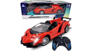 RC automašīna Toys, sarkana/melna cena un informācija | Rotaļlietas zēniem | 220.lv