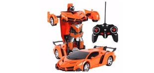Радиоуправляемая машинка/робот, LEANToys, оранжевый цена и информация | Конструктор автомобилей игрушки для мальчиков | 220.lv