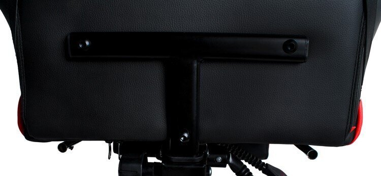 Spēļu krēsls Dunmoon, melns/sarkans cena un informācija | Biroja krēsli | 220.lv