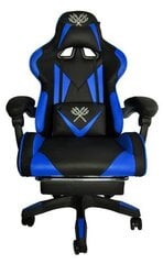 Spēļu krēsls Dunmoon, melns/zils цена и информация | Офисные кресла | 220.lv