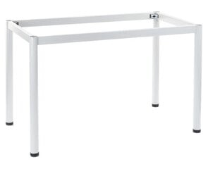 Металлический каркас стола, 116x66x72,5 см, белый цена и информация | Ножки для мебели | 220.lv