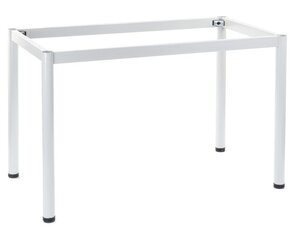Металлический каркас стола, 156x66x72,5 см, белый цена и информация | Ножки для мебели | 220.lv