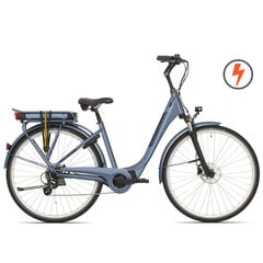 Elektriskais velosipēds Rock Machine 28, zils cena un informācija | Elektrovelosipēdi | 220.lv