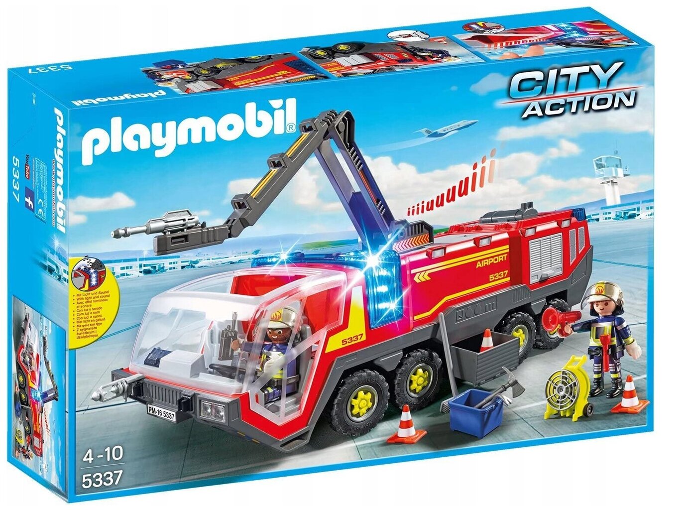 5337 PLAYMOBIL® City Action lidostas ugunsdzēsēju automašīna 71371 цена и информация | Konstruktori | 220.lv