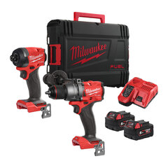 Instrumentu komplekts Milwaukee tools M18 Powerpack FPP2A3-502X 4933480873&MW, цена и информация | Механические инструменты | 220.lv