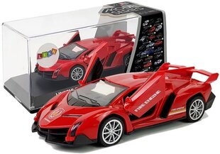 Sporta automašīnas modelis ar gaismas un skaņas efektiem, sarkans cena un informācija | Rotaļlietas zēniem | 220.lv