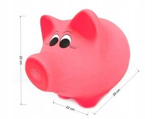 Керамическая большая копилка розового цвета в виде свинки 28x22x22см цена и информация | Оригинальные копилки | 220.lv