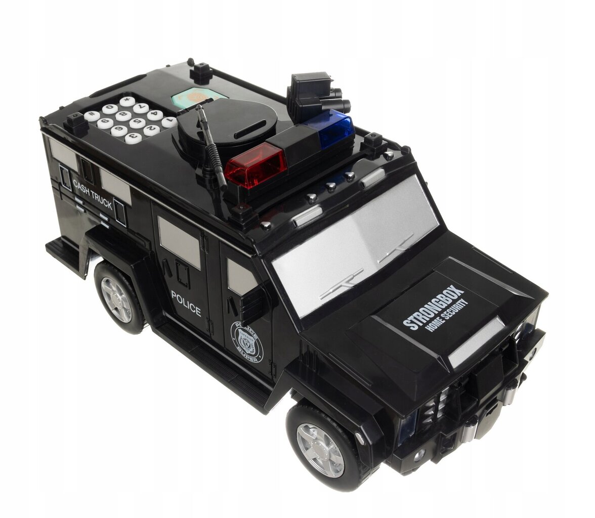 Krājkasīte - policijas auto, 28x15x13 cm цена и информация | Oriģinālas krājkasītes | 220.lv