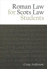 Roman Law for Scots Law Students cena un informācija | Ekonomikas grāmatas | 220.lv