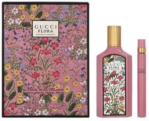 Komplekts Gucci Flora sievietēm: parfimērijas ūdens EDP, 100 ml + parfimērijas ūdens EDP, 10 ml cena un informācija | Sieviešu smaržas | 220.lv