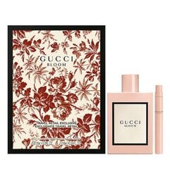 Komplekts Gucci Bloom sievietēm: parfimērijas ūdens EDP, 100 ml + smaržu zīmulis, EDP, 10 ml cena un informācija | Gucci Smaržas, kosmētika | 220.lv