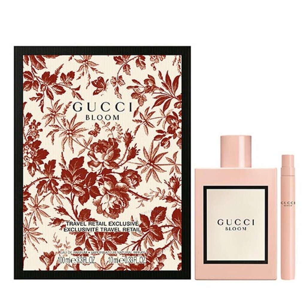 Komplekts Gucci Bloom sievietēm: parfimērijas ūdens EDP, 100 ml + smaržu zīmulis, EDP, 10 ml cena un informācija | Sieviešu smaržas | 220.lv