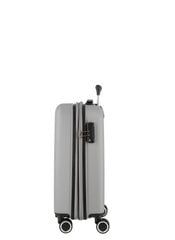 Средний чемодан Jump Stripe-Band, M, серый цена и информация | Чемоданы, дорожные сумки | 220.lv