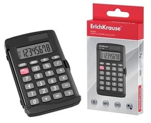 Калькулятор ПК-103, ErichKrause, 8-значный дисплей цена и информация | Канцелярия | 220.lv