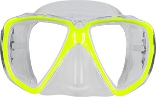 Peldēšanas maska Aqua Speed Giant, balta/dzeltena cena un informācija | Niršanas maskas | 220.lv