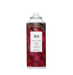 Масло для сухих волос, R+Co Neon Light, 162 мл цена и информация | Распылите крем-спрей на волосы на расстоянии 20-25 см, расчешите их расческой. | 220.lv