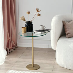 Кофейный столик Asir, 40x50x40см, золотистый цена и информация | Журнальные столики | 220.lv