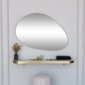 Spogulis Asir, 90x60cm, sudrabs cena un informācija | Vannas istabas spoguļi | 220.lv