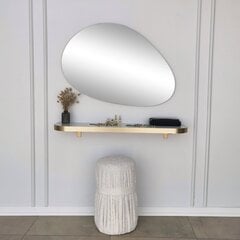 Spogulis Asir, 90x60cm, sudrabs cena un informācija | Vannas istabas spoguļi | 220.lv