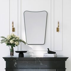 Spogulis Asir, 50x70cm, pelēks цена и информация | Зеркала в ванную | 220.lv