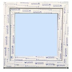 Новое ПВХ окно 600 x 630 Белое/Белое цена и информация | Пластиковые окна | 220.lv
