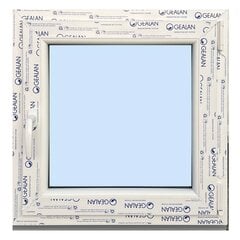 Новое окно из ПВХ 700 x 730, белое/белое цена и информация | Пластиковые окна | 220.lv