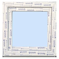 Новое окно из ПВХ 700 x 730, белое/белое цена и информация | Пластиковые окна | 220.lv