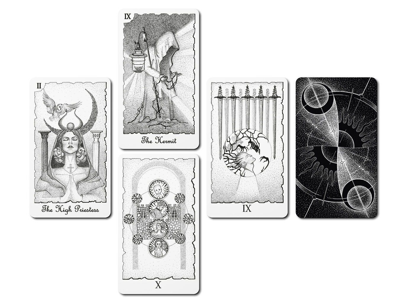 Карты Таро Mystical Universe Tarot White цена | 220.lv