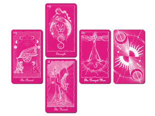 Taro kārtis Mystical Universe Tarot Pink White cena un informācija | Ezotērika | 220.lv