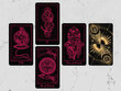 Taro kārtis Mystical Universe Tarot Pink Black цена и информация | Ezotērika | 220.lv