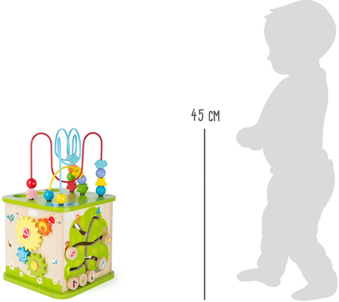 Izglītojošs koka kubs Small Foot 5 in 1 цена и информация | Attīstošās rotaļlietas | 220.lv