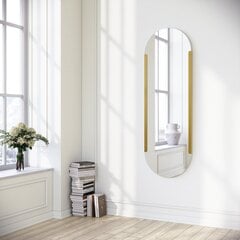 Spogulis Asir, 50x150cm, zelta krāsā цена и информация | Зеркала в ванную | 220.lv