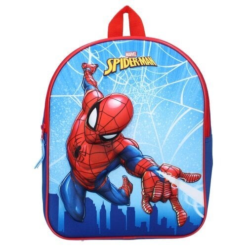 Mugursoma 3D Spiderman Web Head cena un informācija | Skolas somas | 220.lv