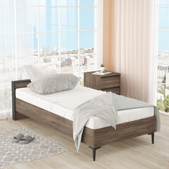 Кровать Asir, 199,8x58,8x98,2см, коричневый цена и информация | Кровати | 220.lv