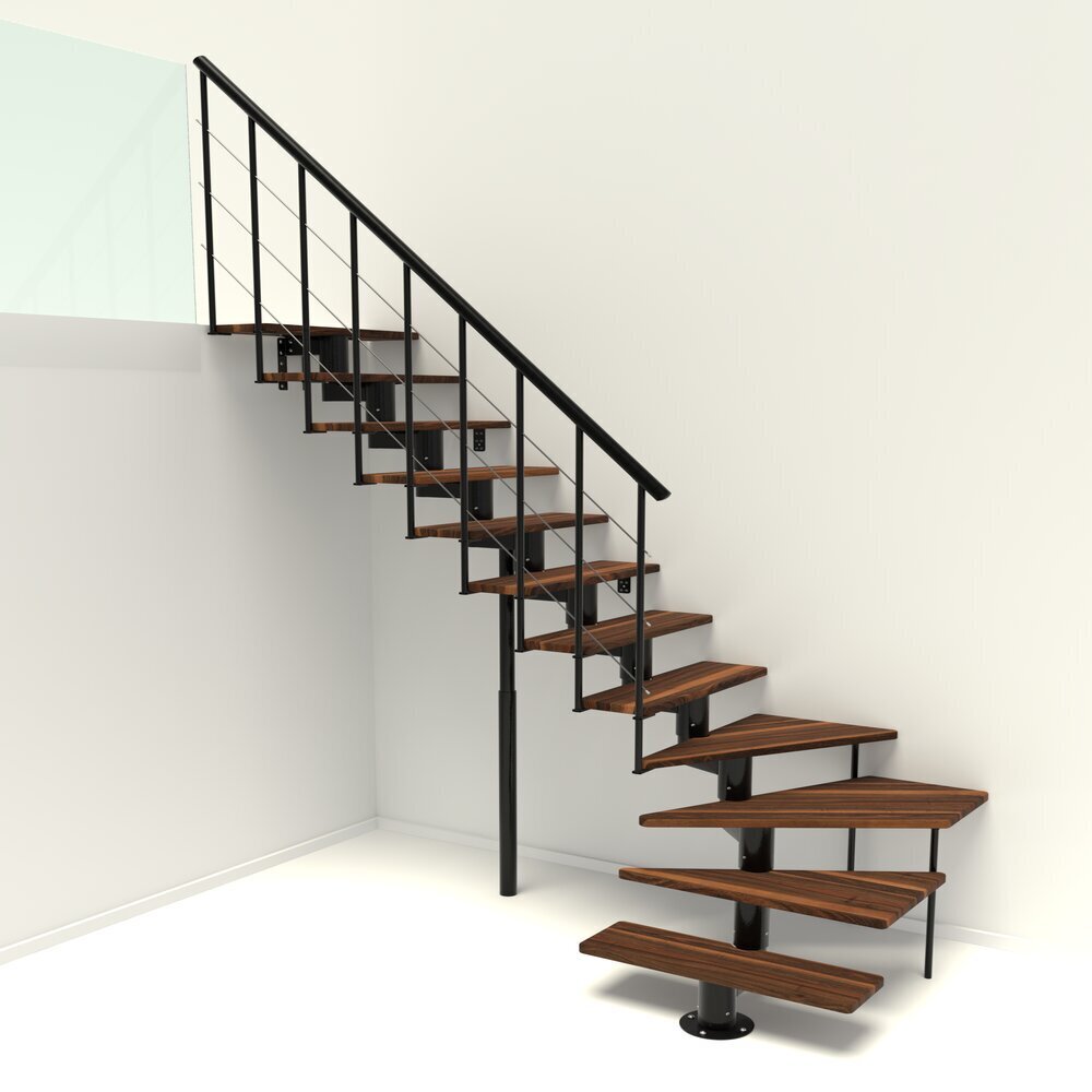 Moduļu kāpnes Comfort Top Turn Minka, 312 cm цена и информация | Kāpnes | 220.lv