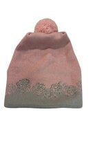 Ziemas cepure Jamiks, rozā/pelēka cena un informācija | Cepures, cimdi, šalles meitenēm | 220.lv